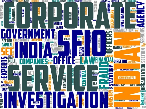 Tipografía Del Investigador Del Fraude Wordart Wordcloud Fraude Investigación Negocio —  Fotos de Stock