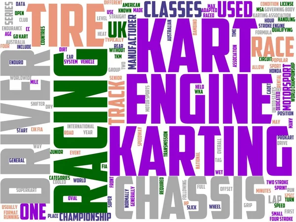 go kart racing typography, wordart, wordcloud, competition, speed, race, track