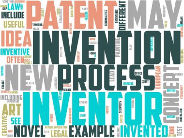 mucit tipografi, kelime sanatı, kelime bulutu, mucit, bilim, icat, insan