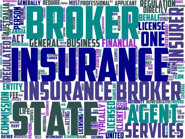 insurance broker typography, wordart, wordcloud, broker, agent, insurance, business