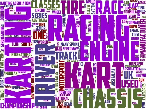 kart racing typography, wordart, wordcloud, track, race, speed, kart