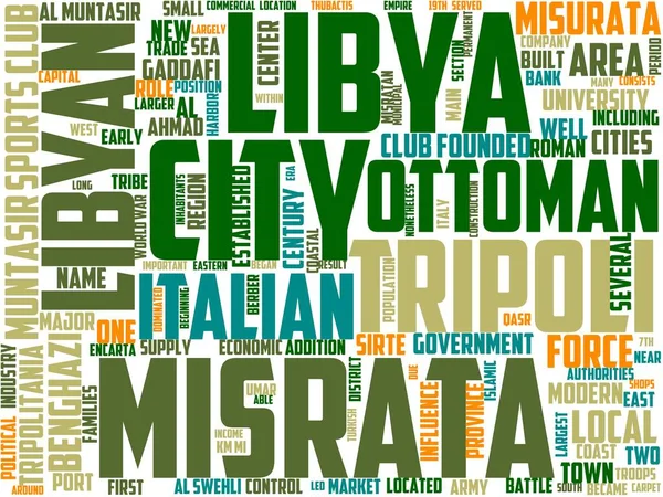 Misurata Tipografisi Kelime Bulutu Kelime Sanatı Ölçü Ölçü Izole Edilmiş — Stok fotoğraf