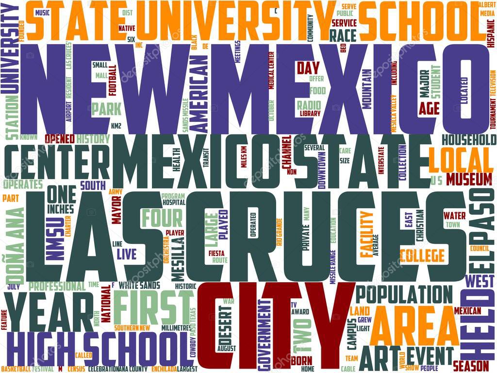 las cruces typography, wordart, wordcloud, cross, background, traffic, city