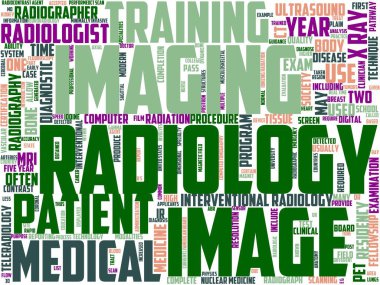 roentgenoloji tipografisi, kelime bulutu, kelime sanatı,