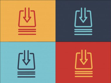 Özümsenmiş Malzeme Logosu Şablonu, Malzeme, Özümsenme ve Korunma Basit Düz Simgesi