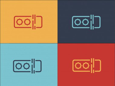 Erişim Parolası Logo Şablonu, Teknolojinin Basit Düz Simgesi, Erişim, İnternet