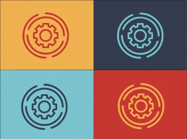 Logo Şablonunu Değiştirmeye Uyum, Değişimin Basit Düz Simgesi, İş, Uyarlama