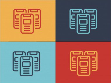 Adaptasyon Akıllı Telefon Logo Şablonu, Tasarımın Basit Düz Simgesi, Mobil, Web Sitesi