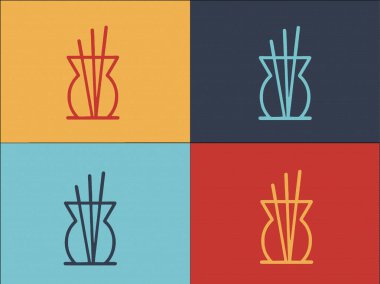 Hava Yağı Yayıcı Logo Şablonu, Aromatik Basit Düz Simgesi, Aromaterapi, Aroma