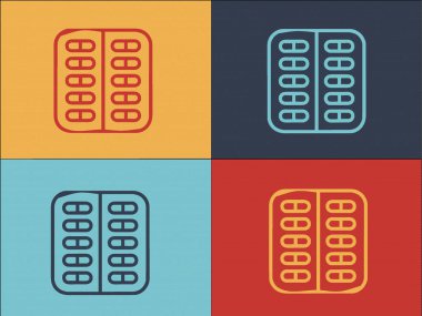 Alerji Tedavi Logosu Şablonu, Basit Düz Tedavi Simgesi, Alerji, Sağlık