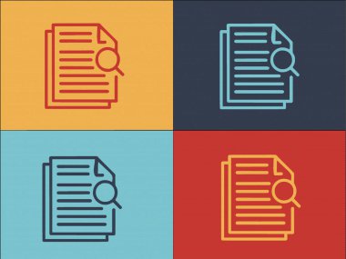 Analiz Piyasa Çalışmaları Logo Şablonu, Basit Düz İş Simgesi, Analiz, Pazar