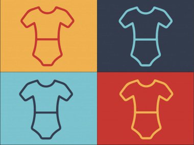 Beden Bale Şablonu, Basit Düz Bale Simgesi, Kadın, Vücut