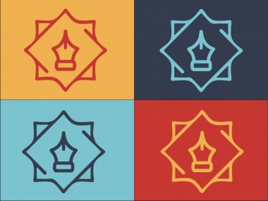 Tükenmez Kalem Şablonu, Tükenmez Kalem Simgesi, Ofis, Kalem