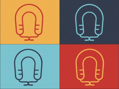 Bapillow Logo Şablonu, Basit Düz Yastık Simgesi, Tasarım, Yatak