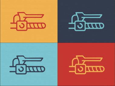 Bisiklet Tamiri Fren Kolu Logo Şablonu, Basit Tamir Simgesi, Bisiklet, Bisiklet