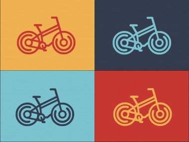 Bisiklet Onarım Logosu Şablonu, Bisiklet, Tamir, Hizmet Simgesi