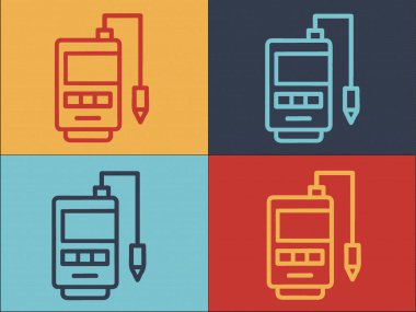 Biyoloji Ph Ölçer Logo Şablonu, Biyolojinin Basit Düz Simgesi, Test, Görünüm