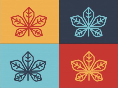 Botanik Kestane Yaprak Şablonu, Basit Yaprak Simgesi, Kestane, Doğa