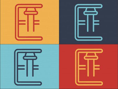 Göğüs Tanısı Logo Şablonu, Basit Düz Göğüs Simgesi, Teşhis, Hastalık