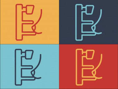 Göğüs Tarayıcı Logo Şablonu, Kanser, Sağlık, Mammografi Basit Düz Simgesi