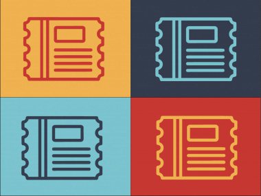 Otobüs Bilet Logosu Şablonu, Otobüs, Bilet, Seyahat Simgesi