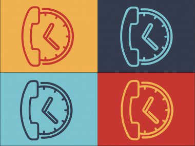 Destek Logosu Şablonu, Basit Düz Destek Simgesi, Müşteri, İş Simgesi