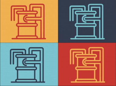 Canola Tarım Logosu Şablonu, Canola 'nın Basit Düz Simgesi, Doğa, Tecavüz Tohumu