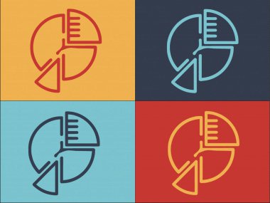 Kariyer Turtası Logo Şablonu, Kariyerin Basit Düz Simgesi, İş Dünyası, Turta