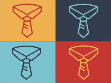 Kariyer Kravatı Logo Şablonu, Kariyerin, İşletmenin Basit Düz Simgesi, İş Adamı