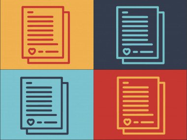 Charity Belgeleri Logo Şablonu, Basit Düz Hayırseverlik Simgesi, Belge, İş