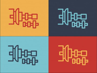 Debriyaj Aracı Logo Şablonu, Debriyaj, Araç, Araç Basit Düz Simgesi