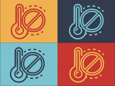 Soğuk Yıkama Logosu Şablonu, Soğuk, Yıkama ve Temizleme Simgesi