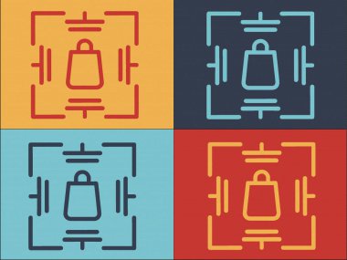 İçerik Kampanyası Logo Şablonu, İçerik, Medya, Pazarlama Basit Düz Simgesi