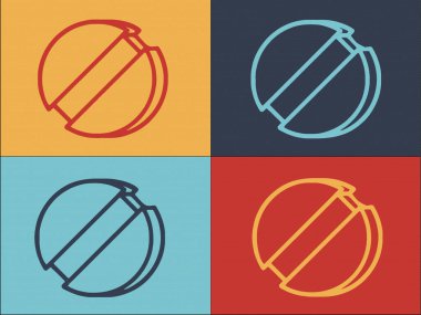 Öksürük Pastili Logo Şablonu, Basit Öksürük, Tıp, Sağlık Simgesi