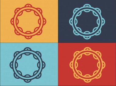 Dance Tef Logo Şablonu, Basit Düz Tef Simgesi, Dans, Sanat