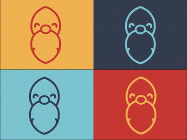 Dekorasyon Gnome Logo Şablonu, Resim, Dekorasyon, Karakter Basit Düz Simgesi
