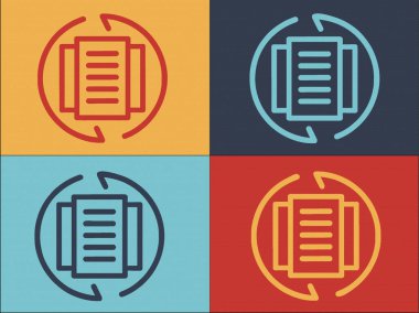 Dosya Logo Şablonunu Sil, Sil, Web, Simgenin Basit Düz Simgesini Sil