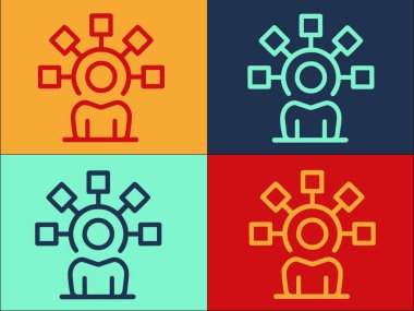 Dijital Pazarlama Uzmanı Logo Şablonu, Basit Düz İş Simgesi, Teknoloji, İletişim