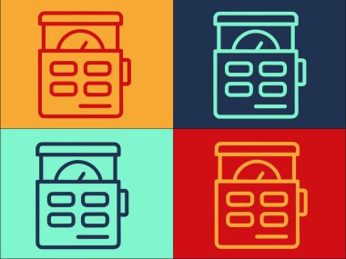 Dijital Radyo İletişim Logosu Şablonu, Teknolojinin Basit Düz Simgesi, İletişim, Radyo