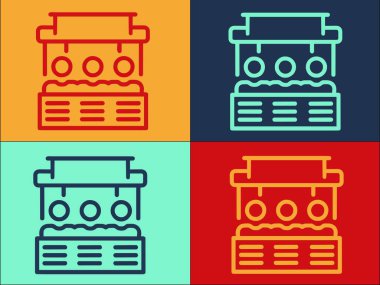 İtaatsiz Dükkan Logosu Şablonu, İtaatsizliğin Basit Düz Simgesi, Dükkan, Mağaza