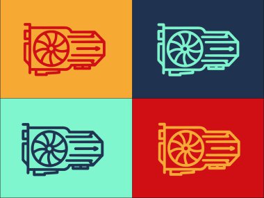 Kart Logo Şablonunu Göster, Görüntünün Basit Düz Simgesi, boş, kart