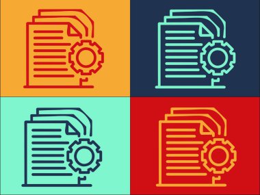 İşteki Doktorlar Logo Şablonu, Basit Düz İşlem Simgesi, Doktor, Ofis