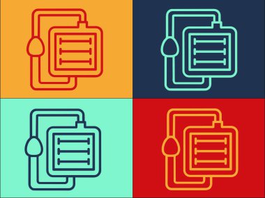 Doktor Ventilatör Tıbbi Makine Logo Şablonu, Basit Düz Hastane, Makine, Doktor Simgesi