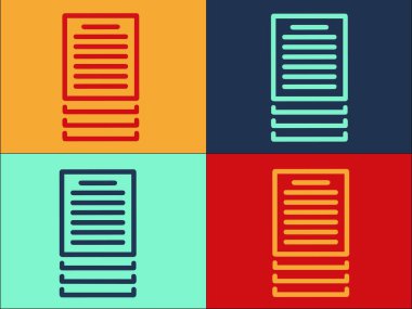 Belgeler Senaryo Logo Şablonu, Belge, vektör, senaryo Basit Düz Simgesi