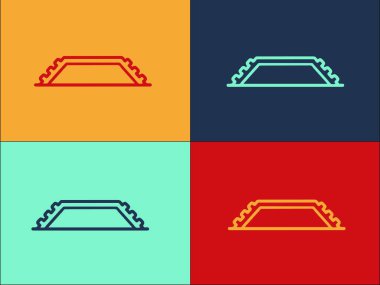 Köpek Eğitim Köprüsü Logo Şablonu, Basit Düz Eğitim Simgesi, Köprü, Köpek