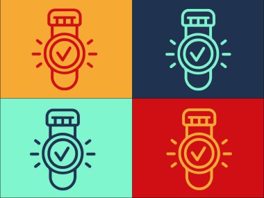 Test Tüpü Logo Şablonu, Test, tüp ve virüsün Basit Düz Simgesi