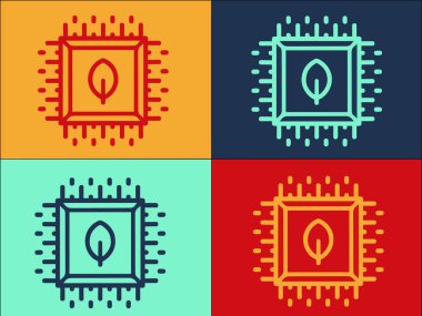 Eko Gezegen Bakımı Logo Şablonu, Basit Düz Ekoloji Simgesi, ekoloji, çevre