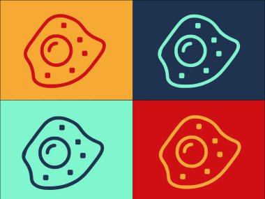 Yumurta Vitamini Logo Şablonu, Basit Düz Yiyecek Simgesi, Sağlıklı, Vitamin