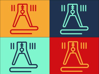 Elektrik Kıskacı Logo Şablonu, Elektrik, Elektrik, Elektrik Basit Düz Simgesi