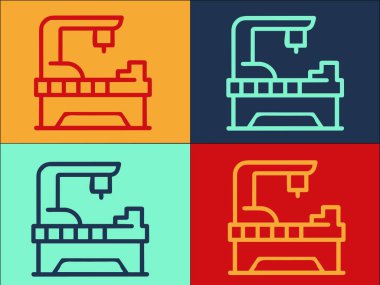 Electric Lalogo Logo Şablonu, la 'nın Basit Düz Simgesi, elektrik, logo